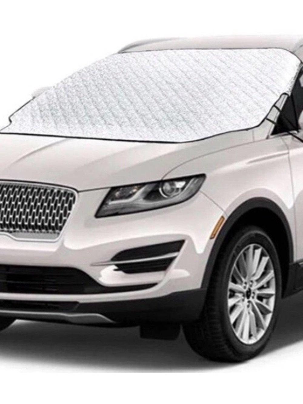 Windshield Cover Ice Cover, Car Windshield Snow Cover with 4 Layers Protection